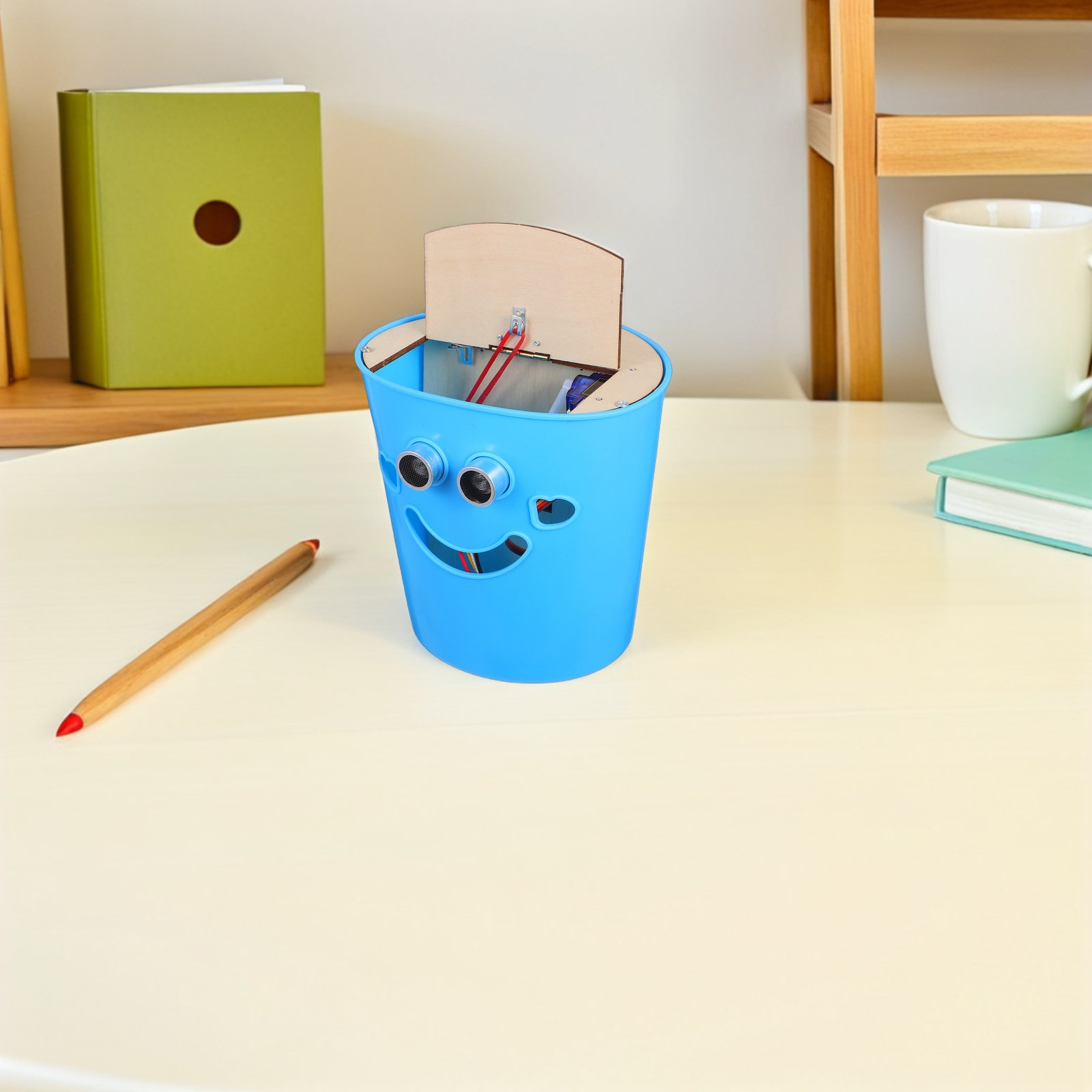 Science Project Kit - 1Set Intelligent Sensor Trash Can DIY