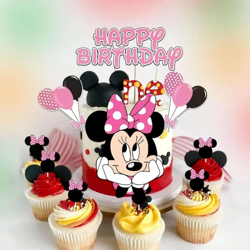 Science Of Happiness - New Minnie Mouse Party Supplies Cake