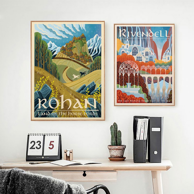 Ring Art Poster Wall Retro Tra - Star Map Poster recension och pris