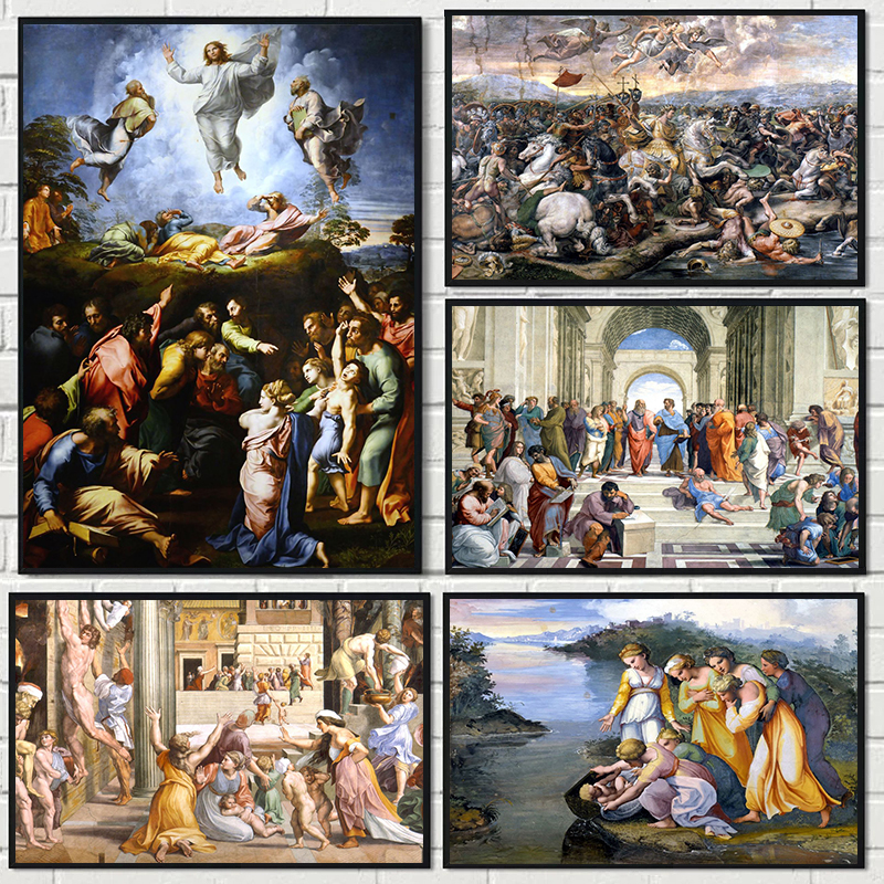 Famous Painter Raphael Paintin - Star Map Poster recension och pris
