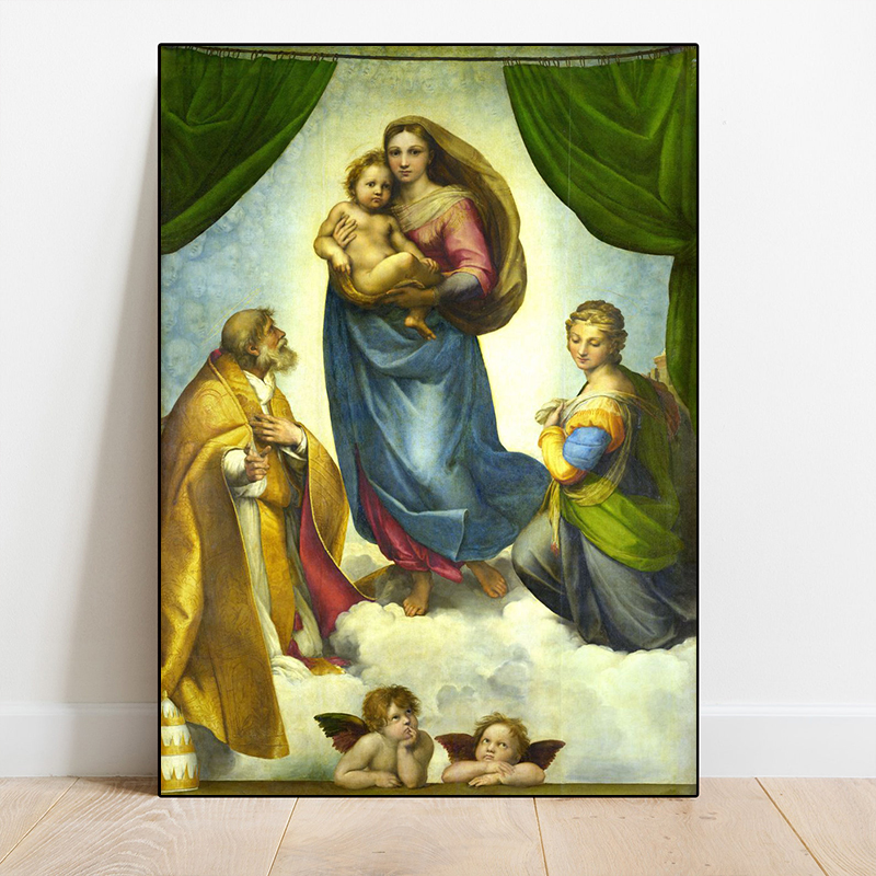 Famous Painter Raphael Paintin - Star Map Poster recension och pris