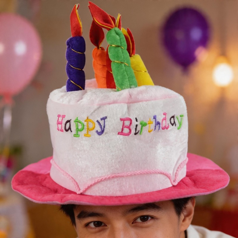 Birthday Cake Hat Birthday Can - Science Of Happiness recension och pris