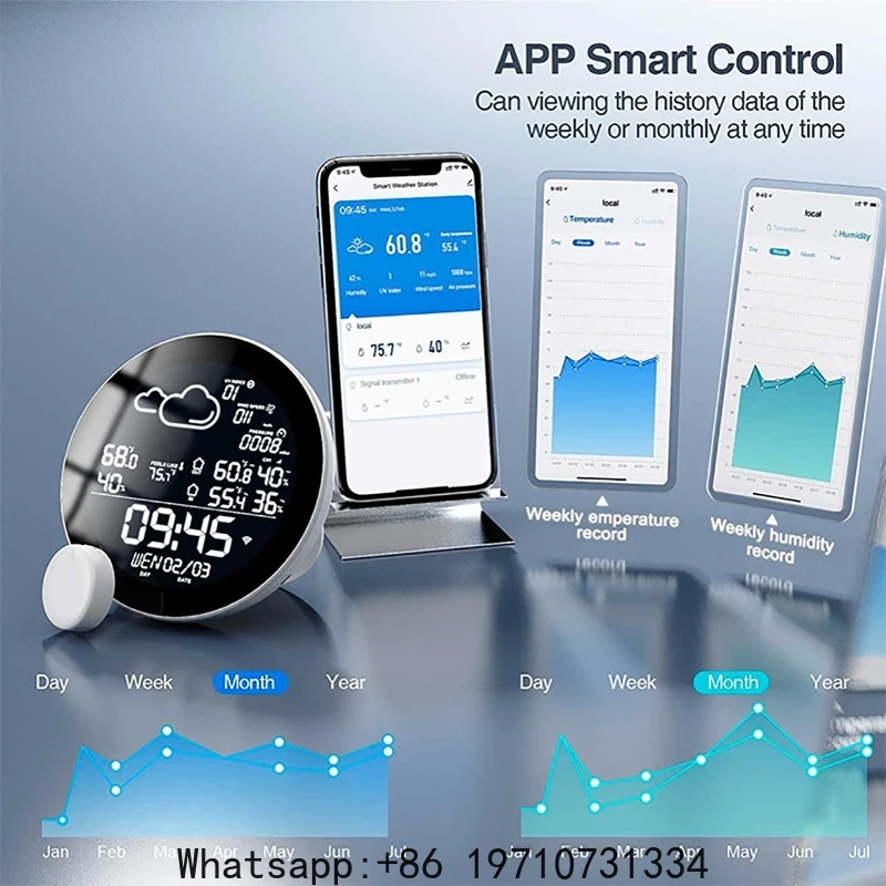 Wifi Smart Weather Stations Ap - Weather Station Indoor recension och pris