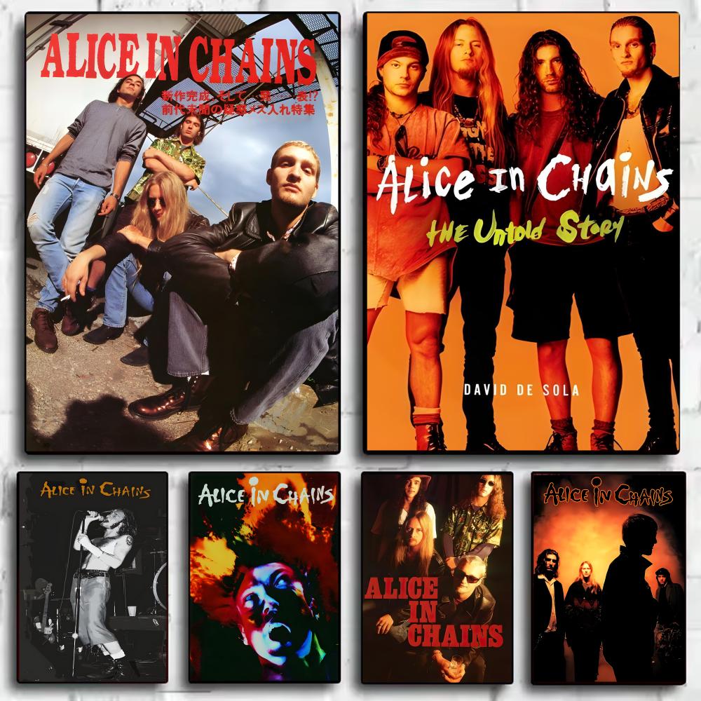 A-Alice in Chains Band Poster  - Star Map Poster recension och pris