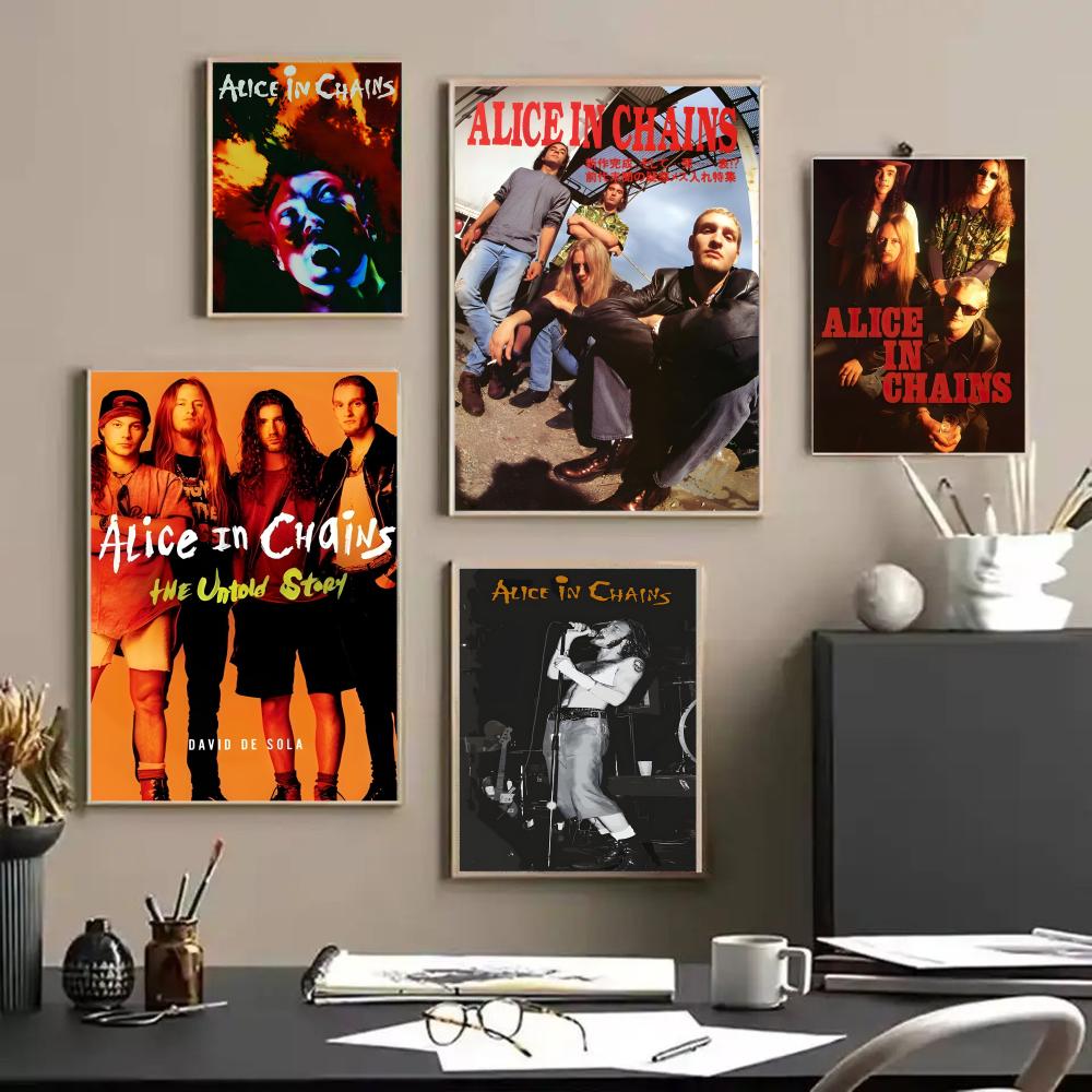 A-Alice in Chains Band Poster  - Star Map Poster recension och pris