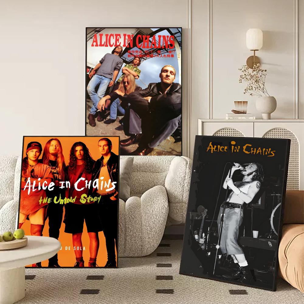 A-Alice in Chains Band Poster  - Star Map Poster recension och pris