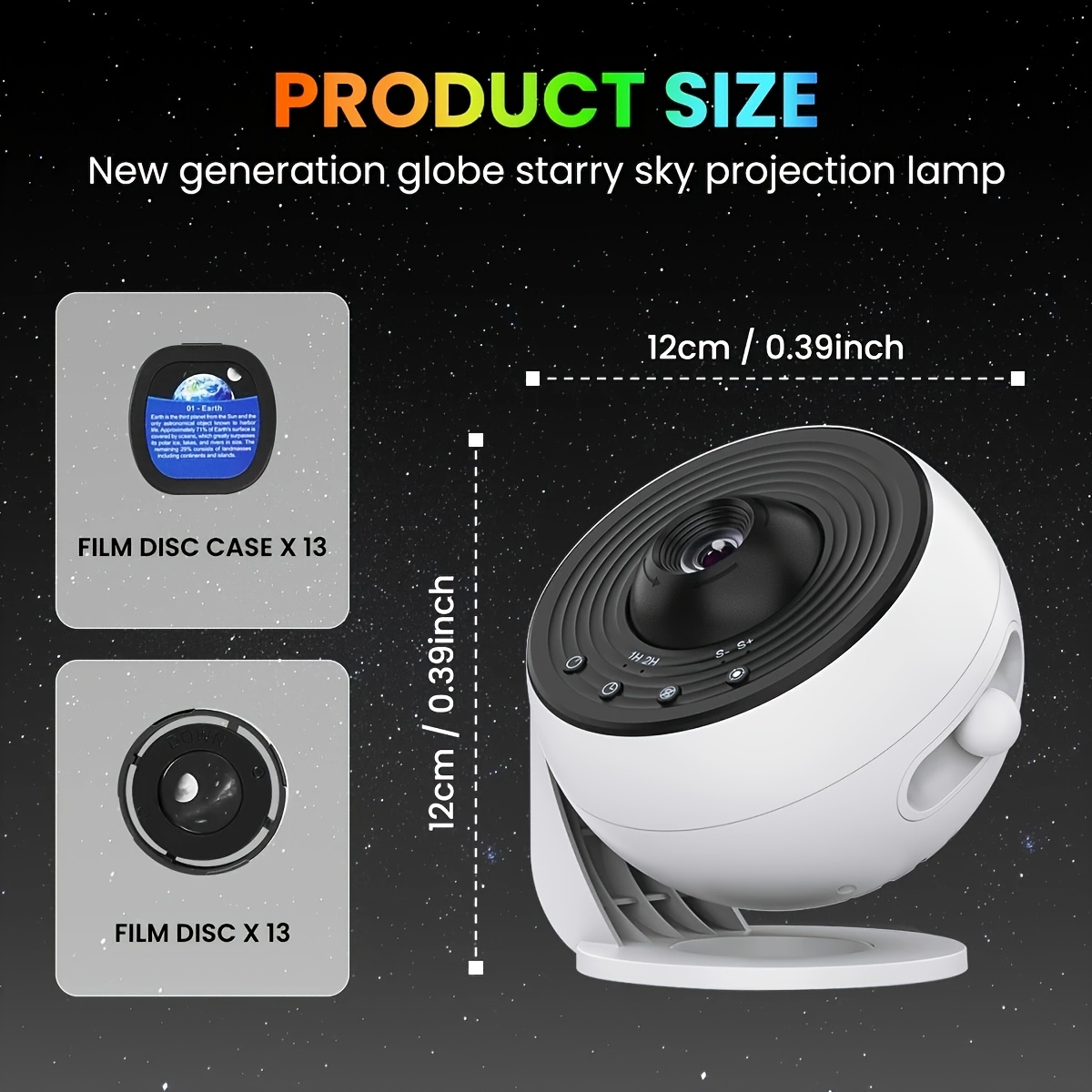Galaxy Star Projector 360° Rot - Planetarium Projector Home recension och pris
