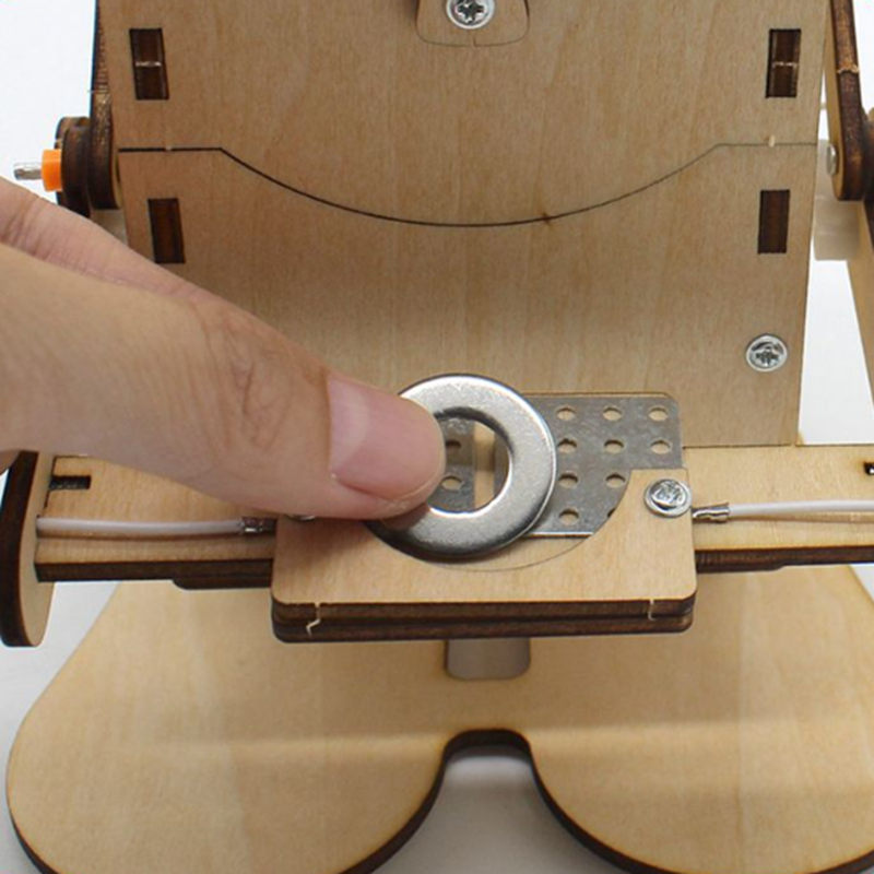 Wooden Assemble DIY Robot Eati - Science Project Kit recension och pris