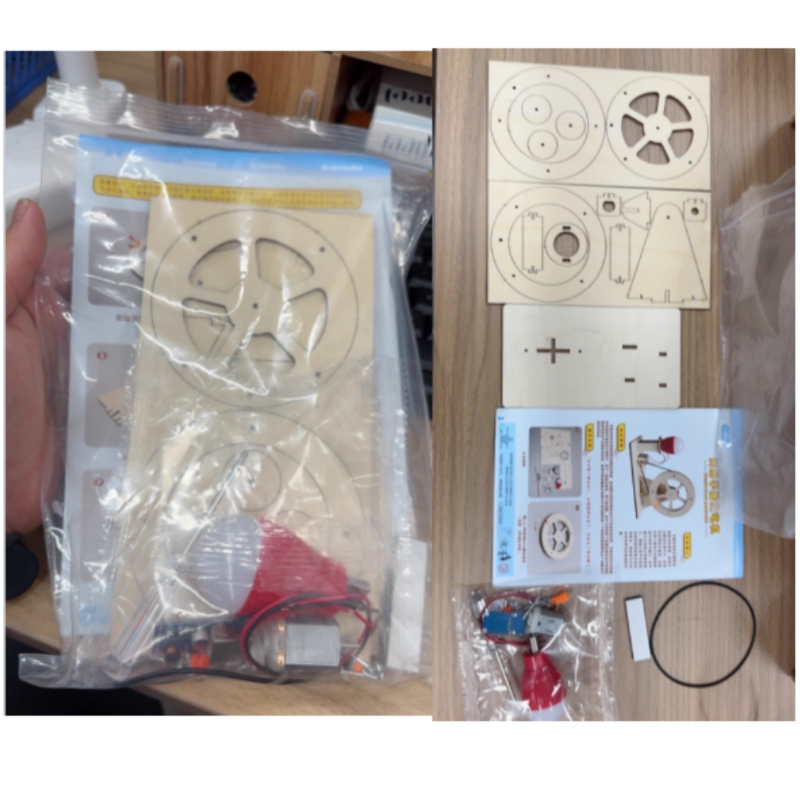 Mini DIY Hand Crank Generator  - Science Project Kit recension och pris