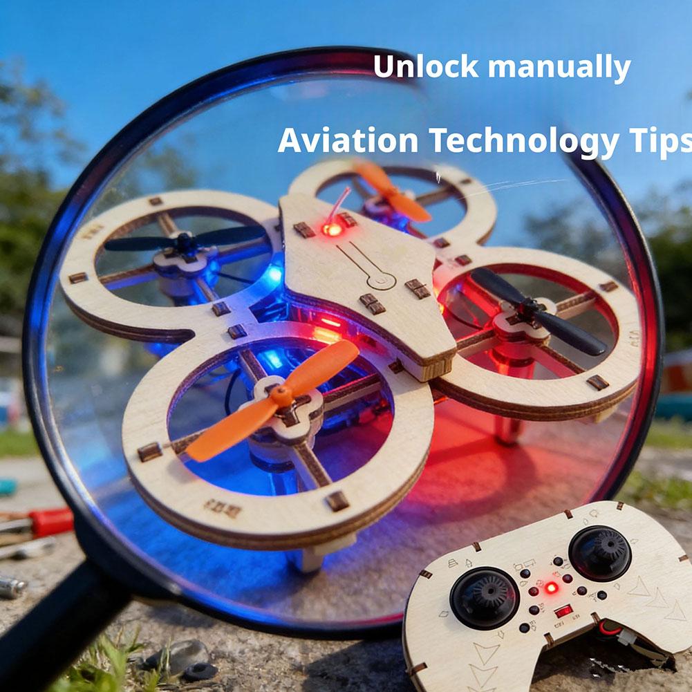 DIY Wooden RC Drone Quadcopter - Science Project Kit recension och pris