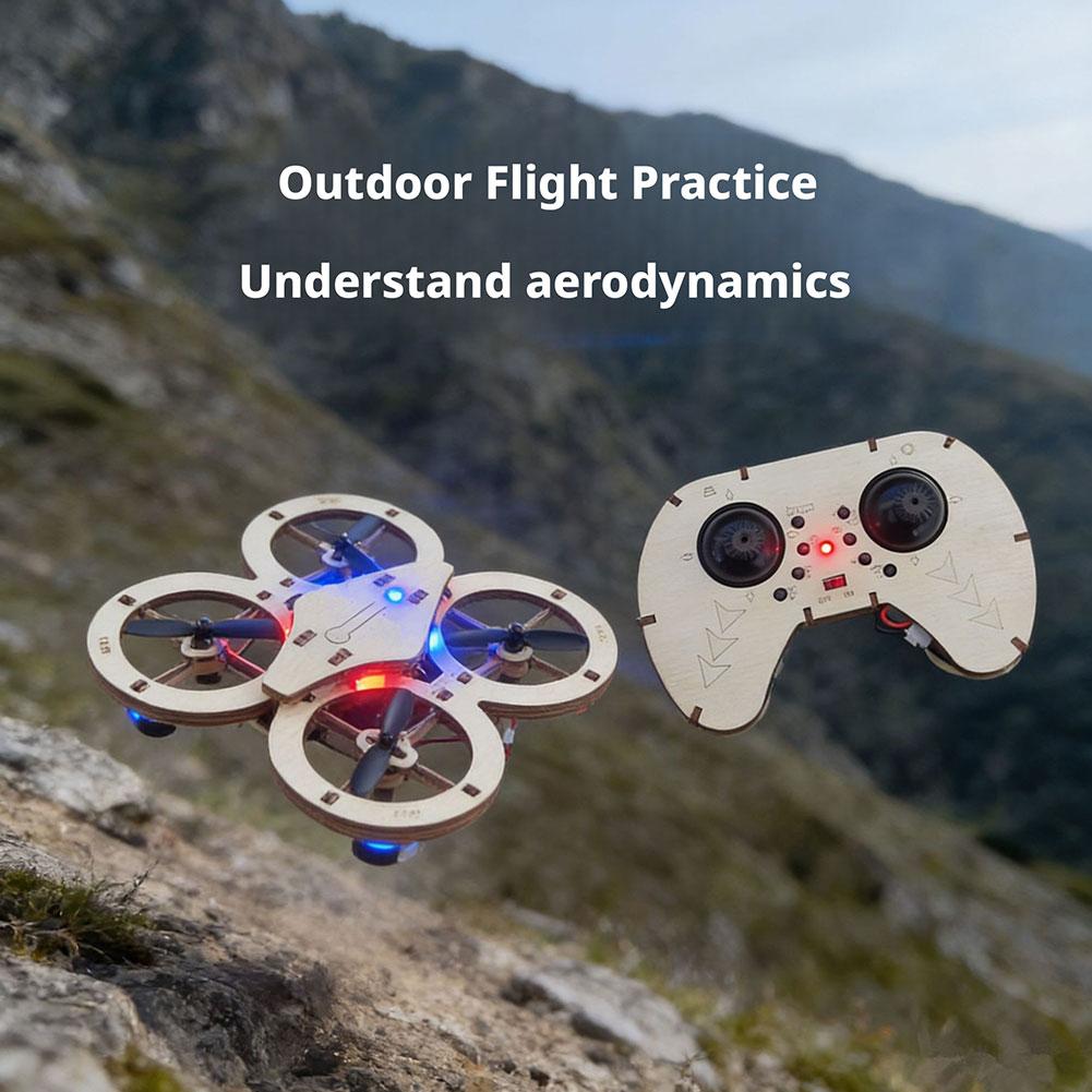 DIY Wooden RC Drone Quadcopter - Science Project Kit recension och pris