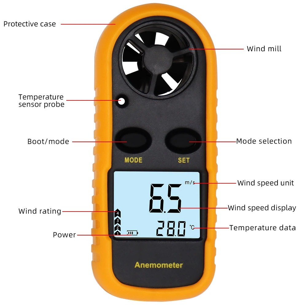 GM816 Digital Anemometer Wind  - Anemometer Wind Speed recension och pris