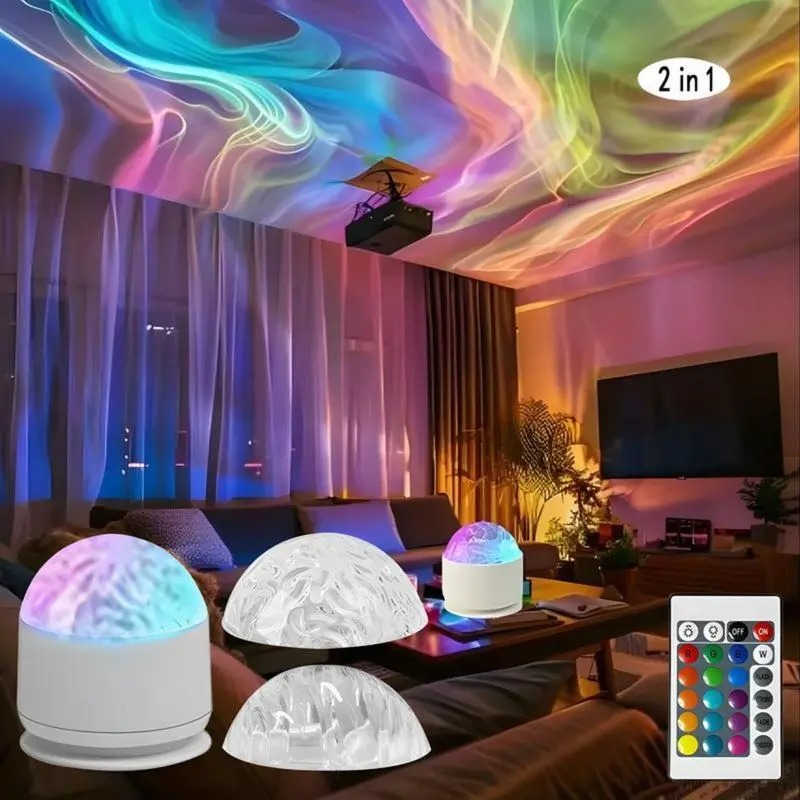 1pcs 2-in-1 Aurora Borealis &  - Planetarium Projector Home recension och pris