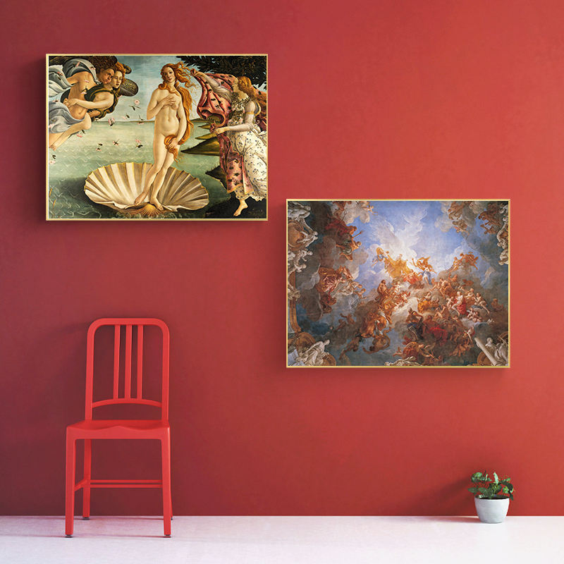 Retro Renaissance Classical Gr - Star Map Poster recension och pris