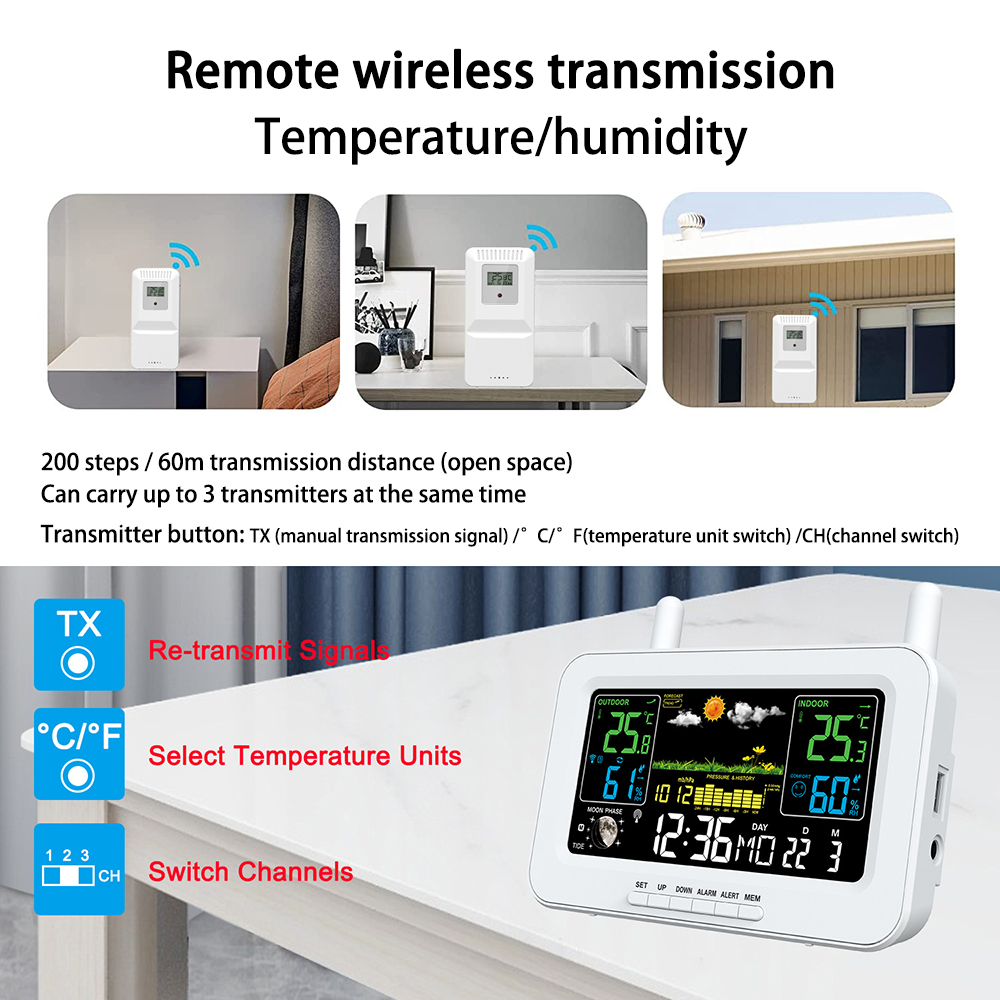 Weather Station Wireless Indoo - Weather Station Indoor recension och pris