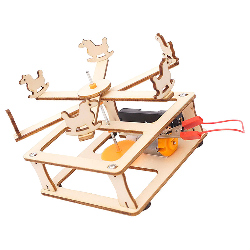 DIY Wooden Merry-Go-Round Asse - Science Project Kit recension och pris