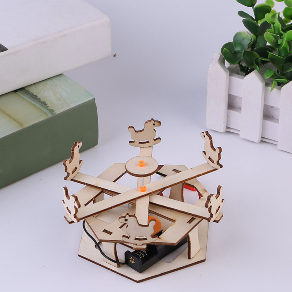 DIY Wooden Merry-Go-Round Asse - Science Project Kit recension och pris
