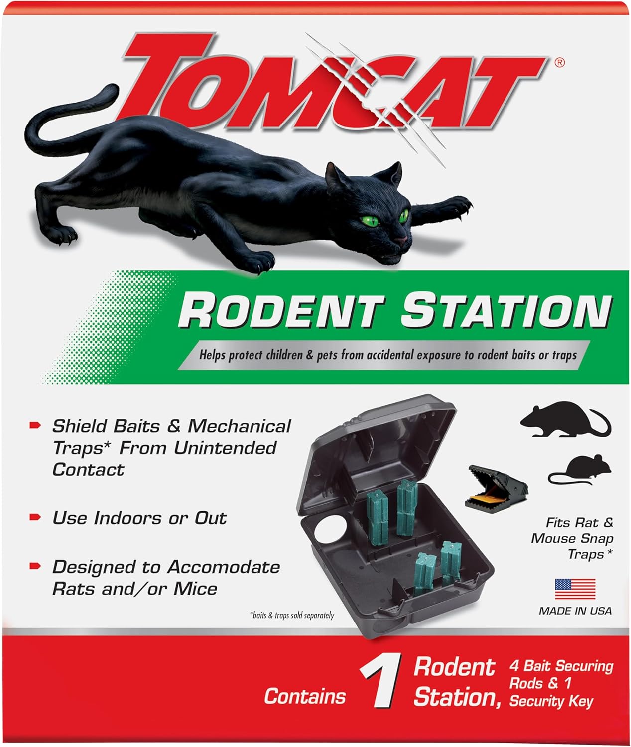 Rodent Station with 4 Bait-Sec - Weather Station Indoor recension och pris