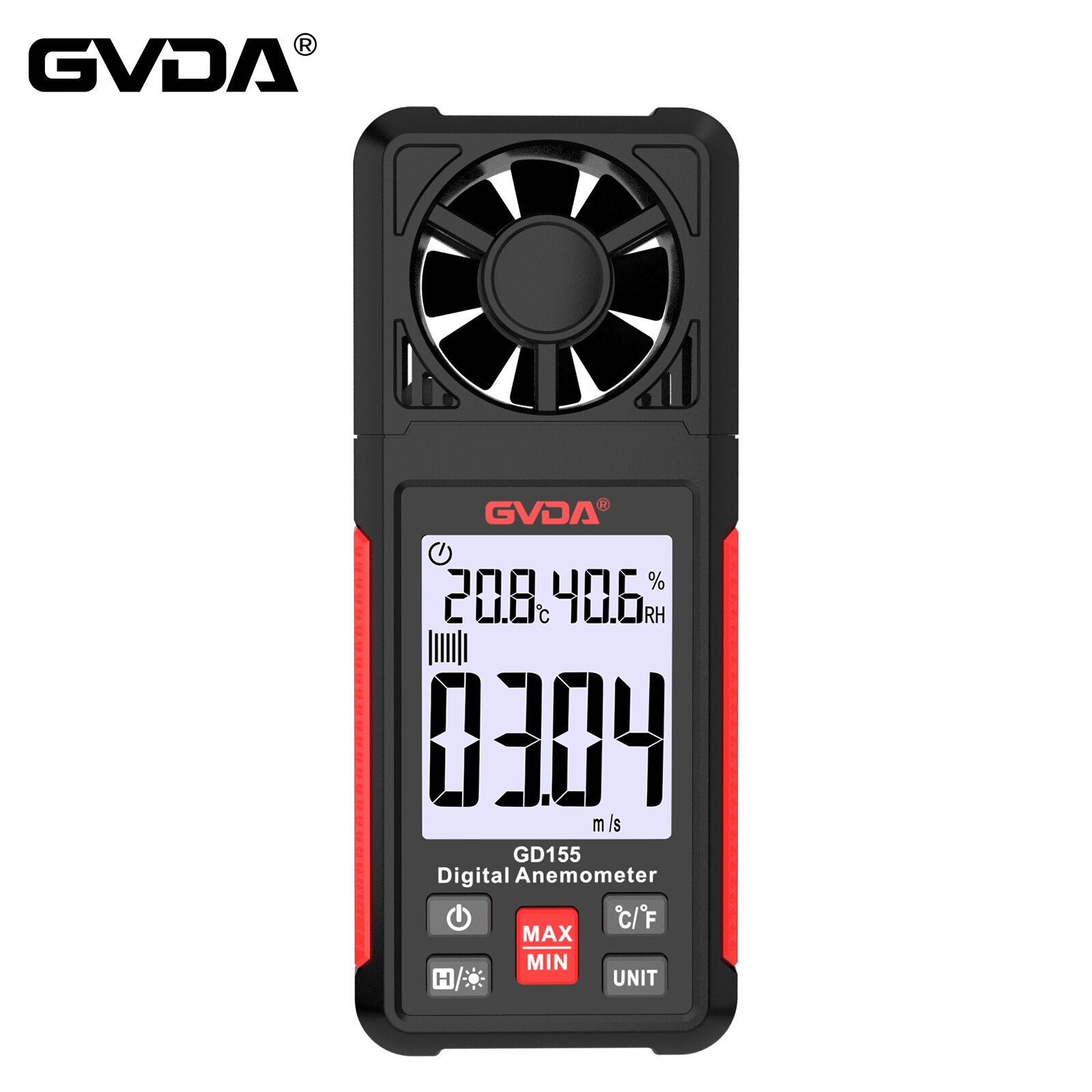 GVDA Digital Anemometer Handhe - Anemometer Wind Speed recension och pris