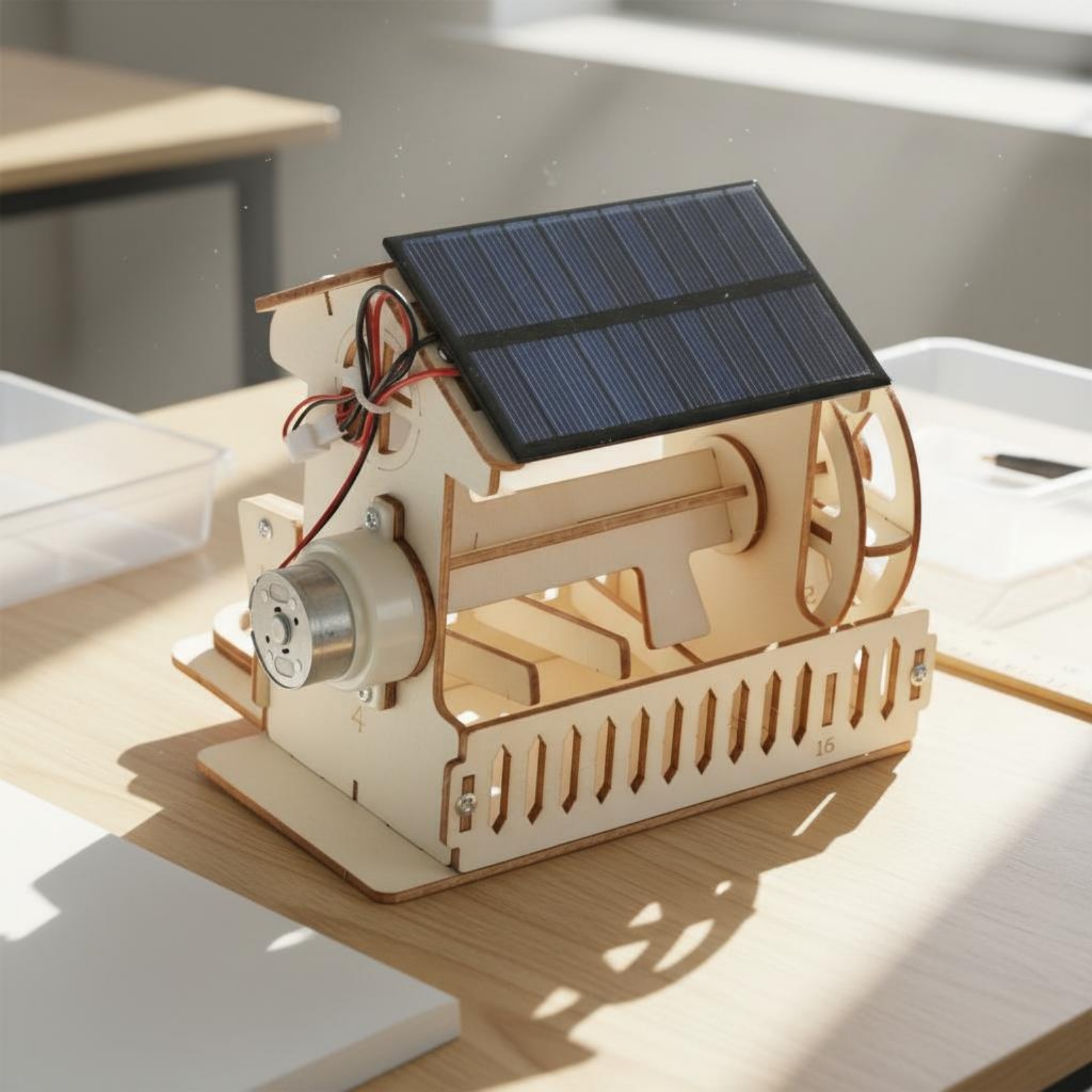 Rice Hulling Water Wheel Hands - Science Project Kit recension och pris