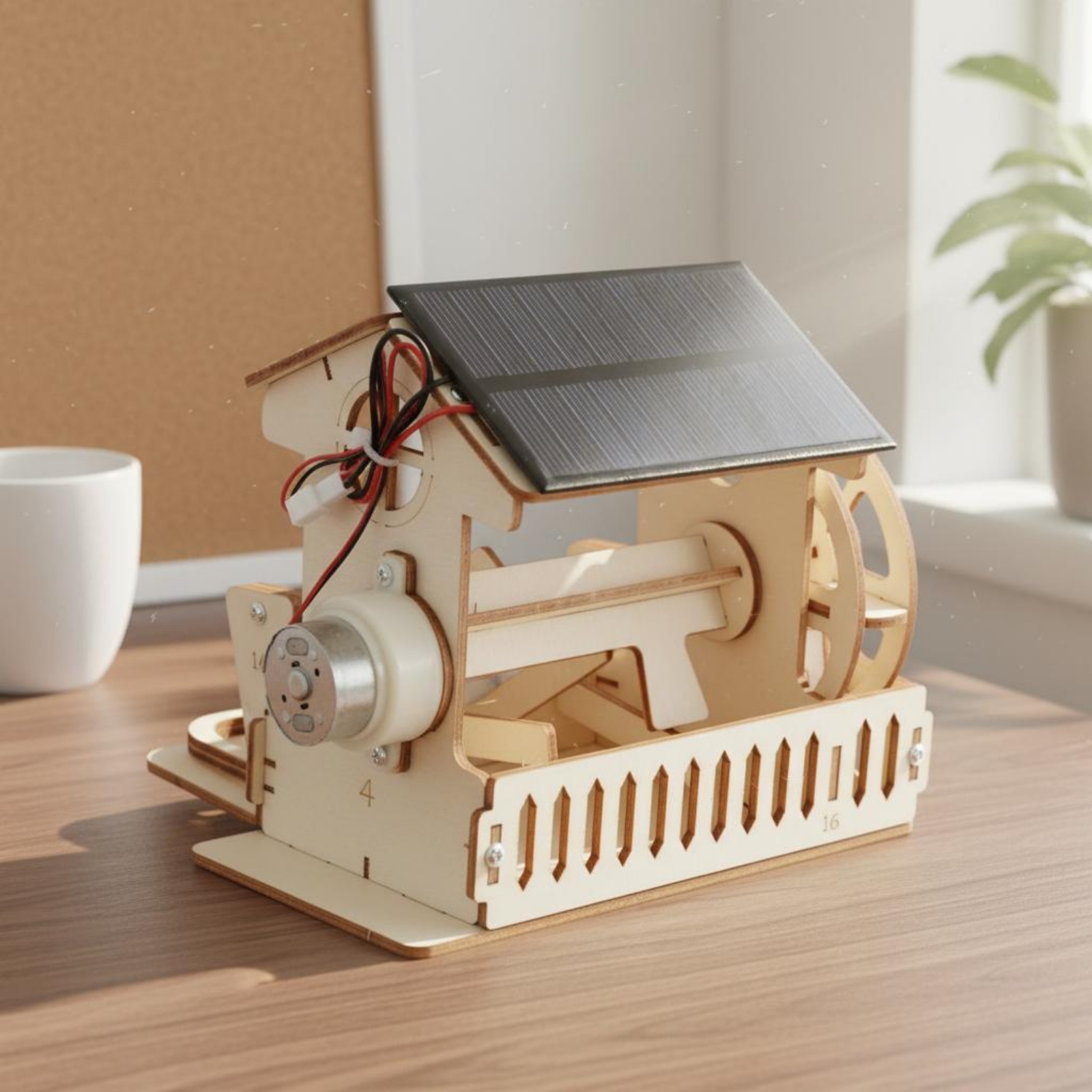 Rice Hulling Water Wheel Hands - Science Project Kit recension och pris