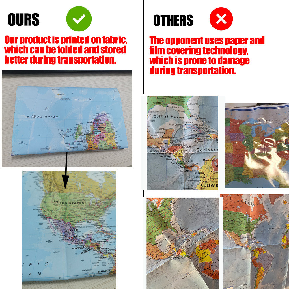 The World Map with National Fl - Star Map Poster recension och pris