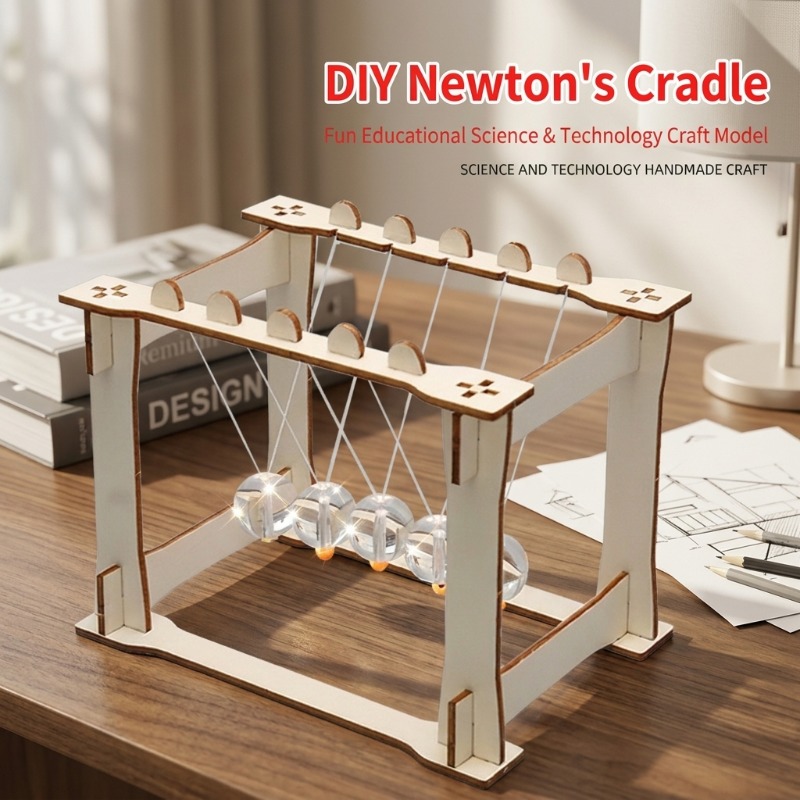 Newton's Cradle Physics Demo D - Science And Invention recension och pris