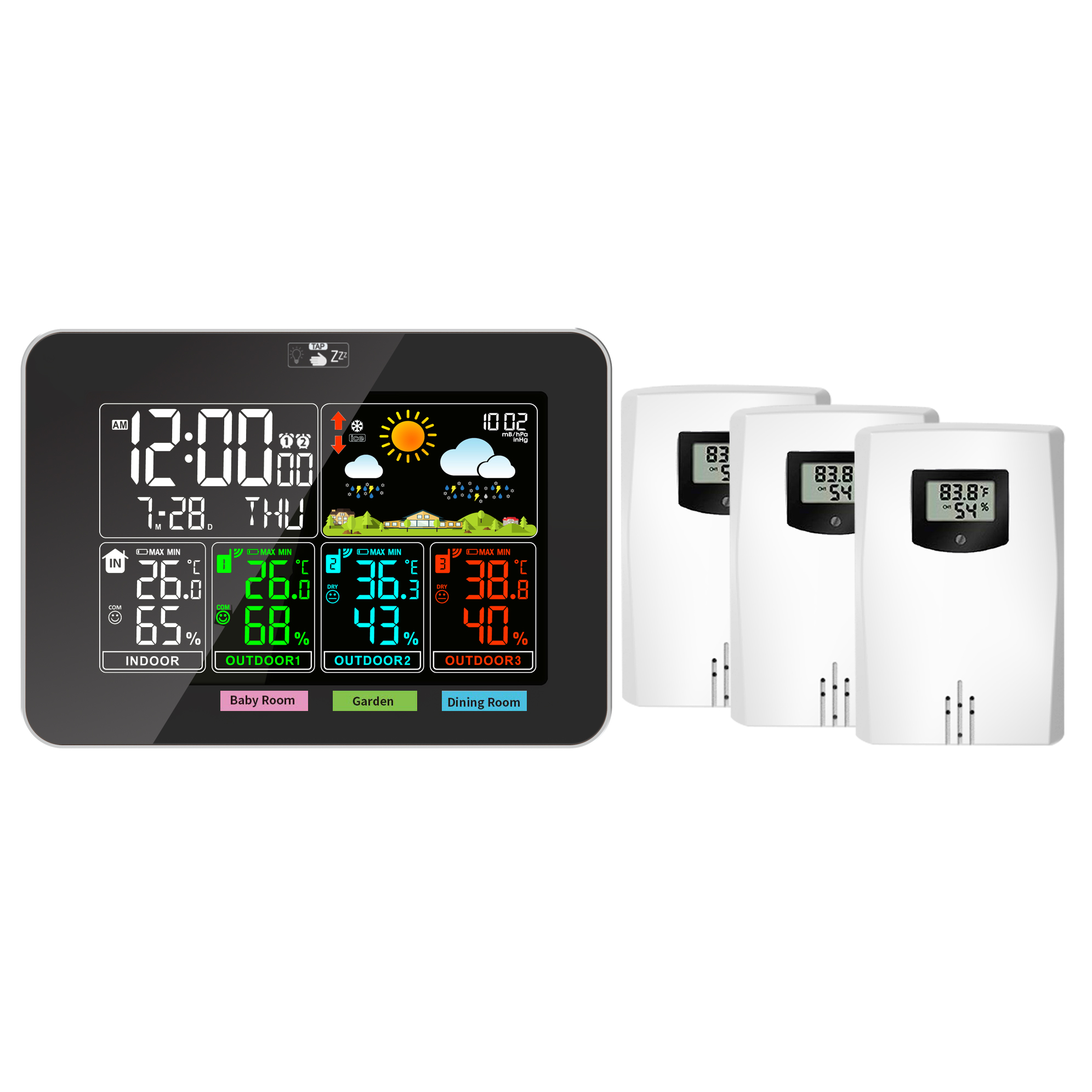 Weather Stations Wireless Indo - Weather Station Indoor recension och pris