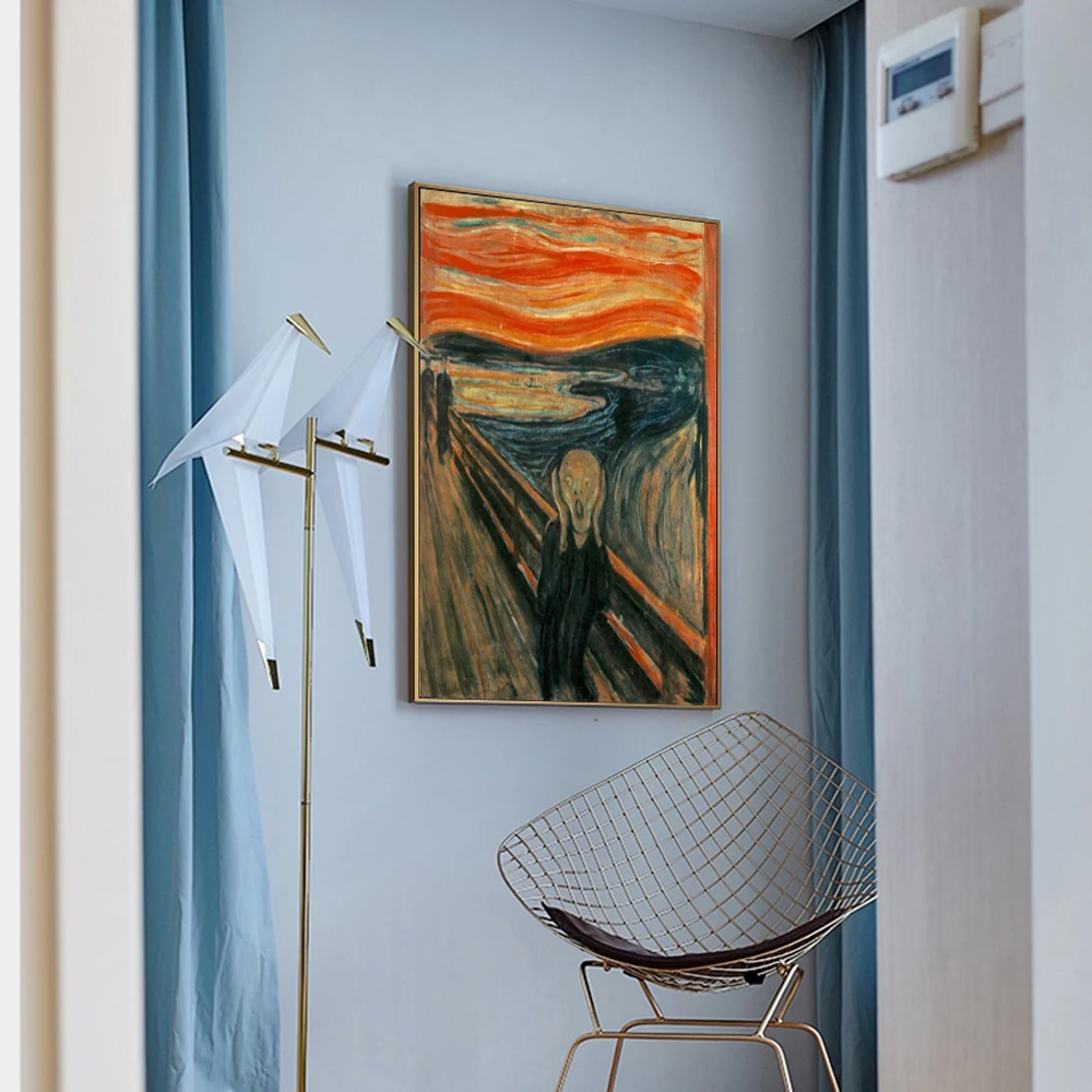 Edvard Munch The Scream Famous - Star Map Poster recension och pris