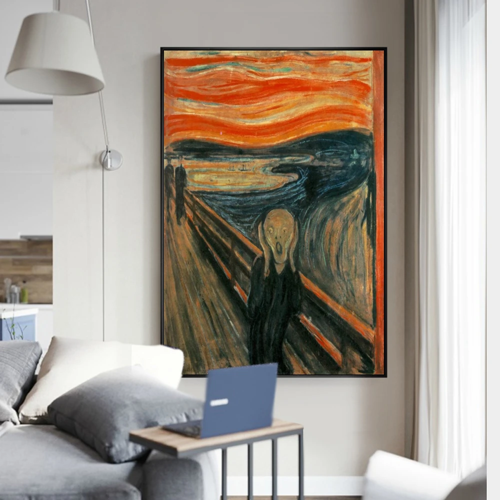 Edvard Munch The Scream Famous - Star Map Poster recension och pris