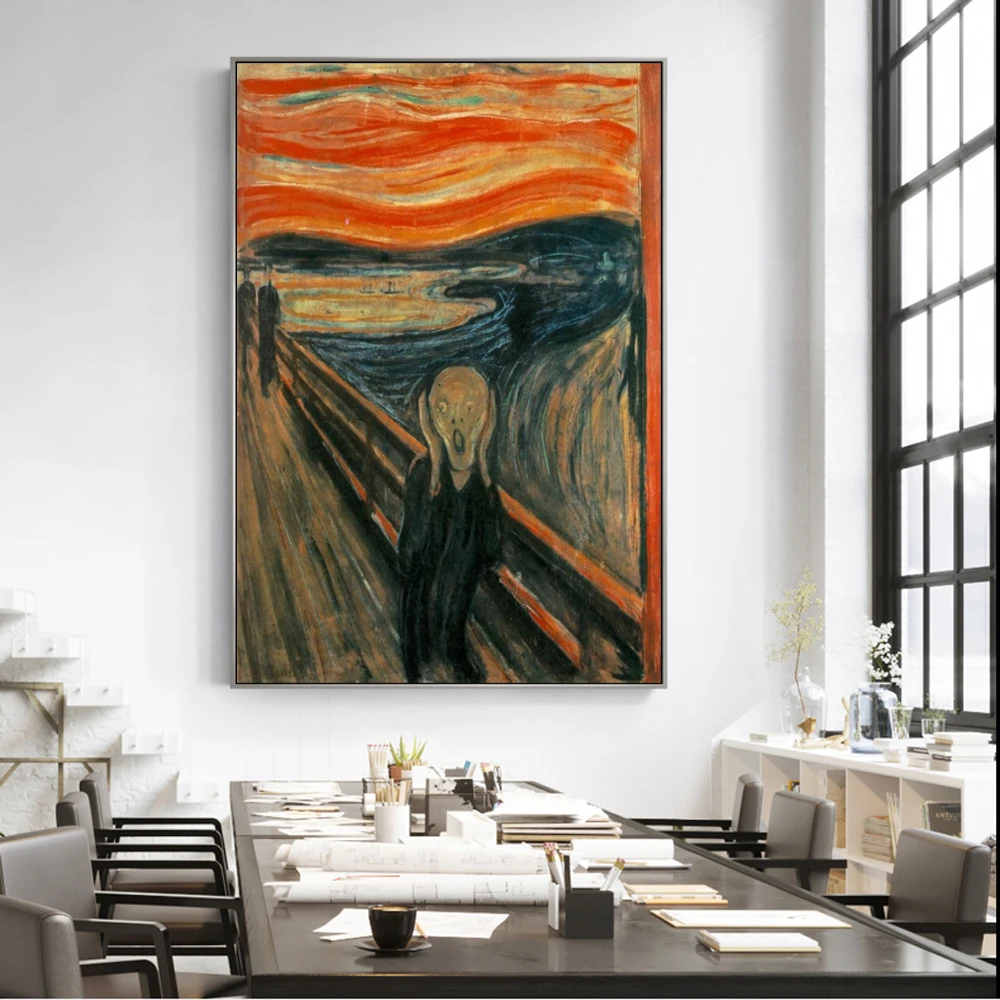 Edvard Munch The Scream Famous - Star Map Poster recension och pris