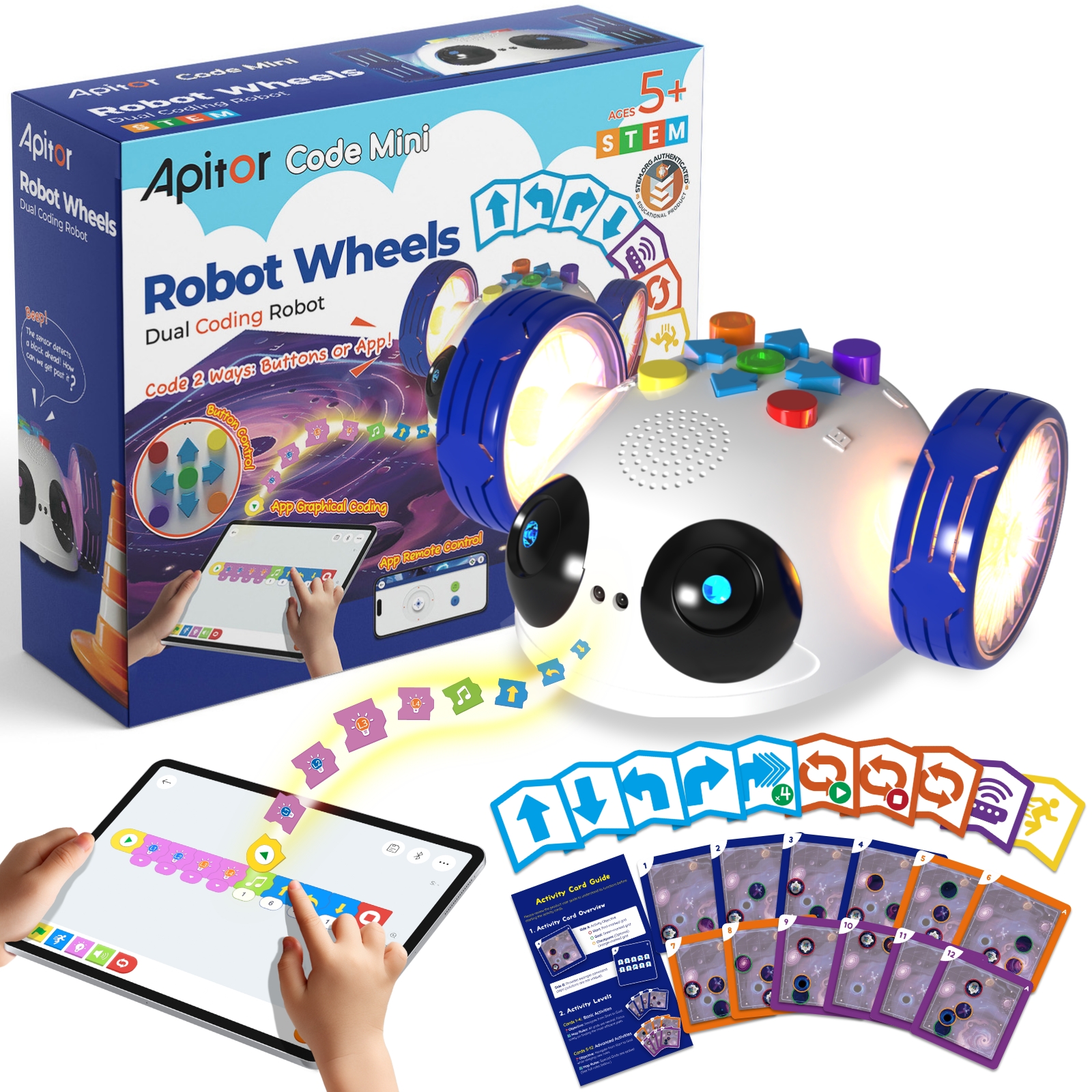 Apitor Mini Robot Wheels Codin - Science Robot recension och pris