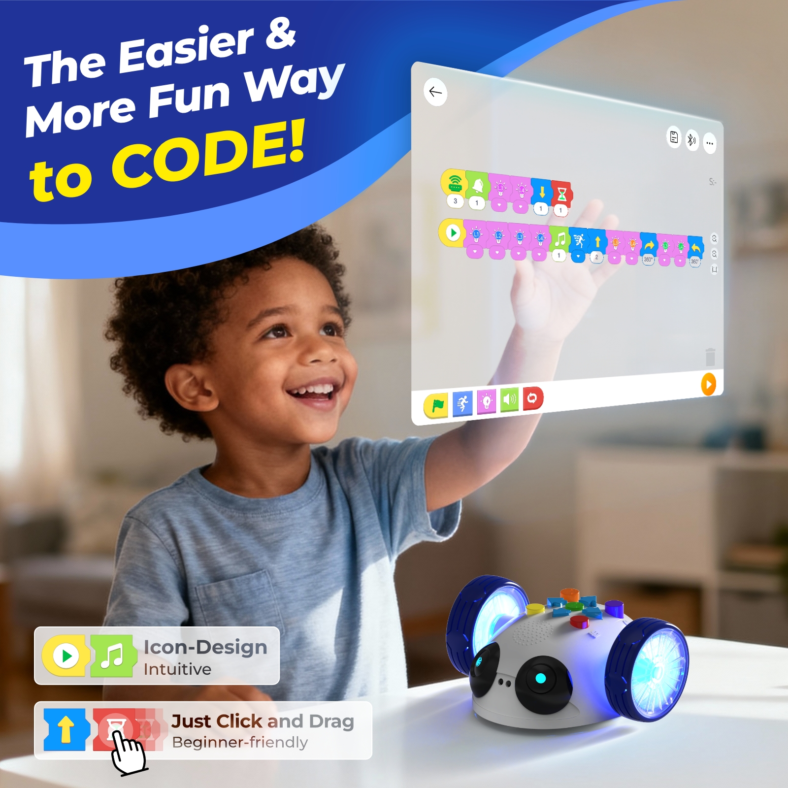 Apitor Mini Robot Wheels Codin - Science Robot recension och pris