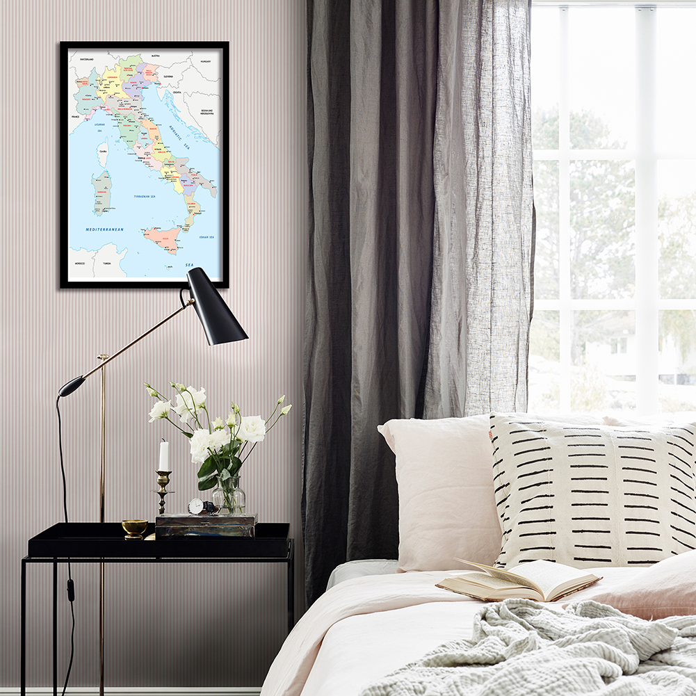 42*59cm In Italian Political M - Star Map Poster recension och pris