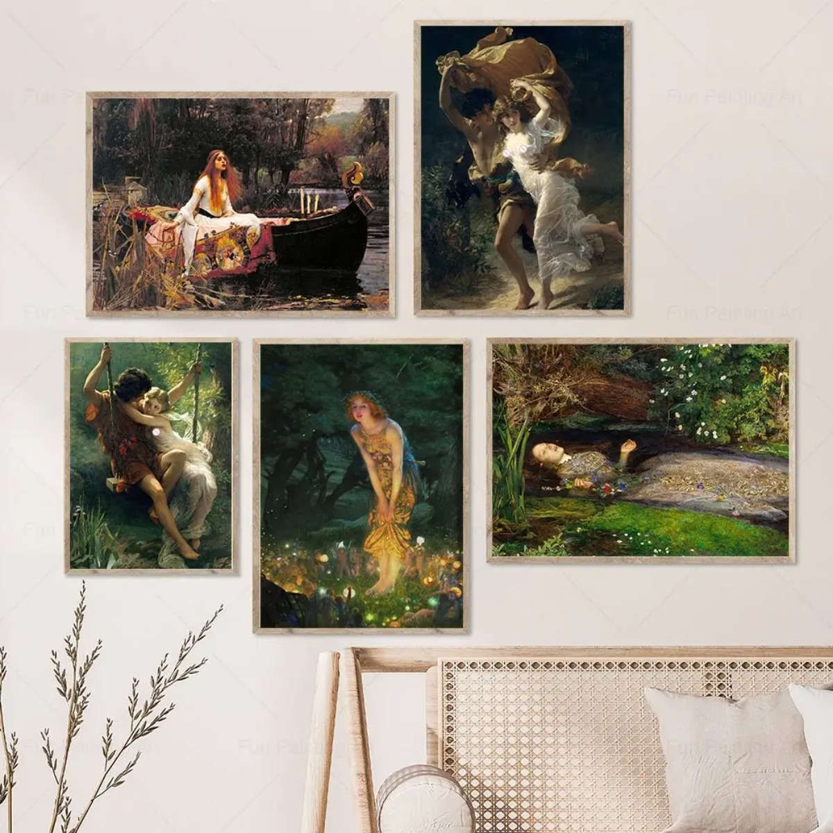 Pre-Raphaelite British Art Set - Star Map Poster recension och pris