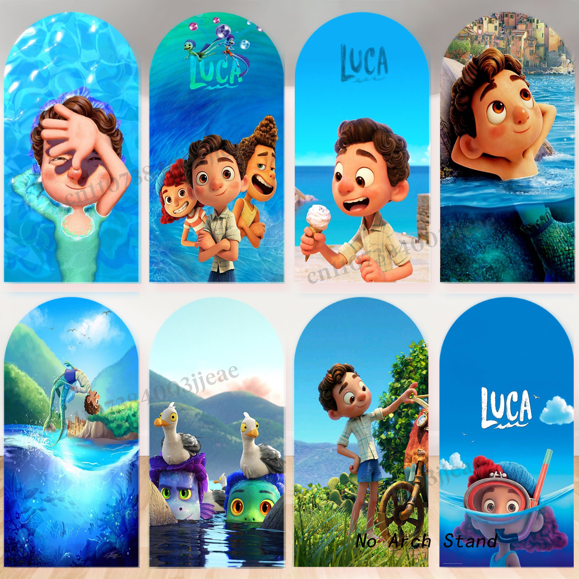 Cartoon Luca Theme Arch Backdr - Science Of Happiness recension och pris