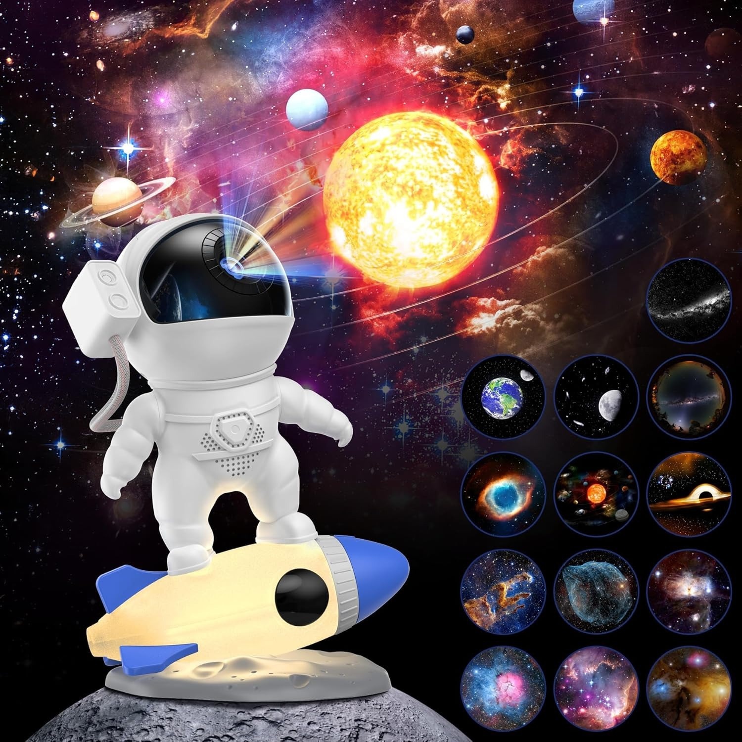Astronaut Starry Sky Projector - Planetarium Projector Home recension och pris