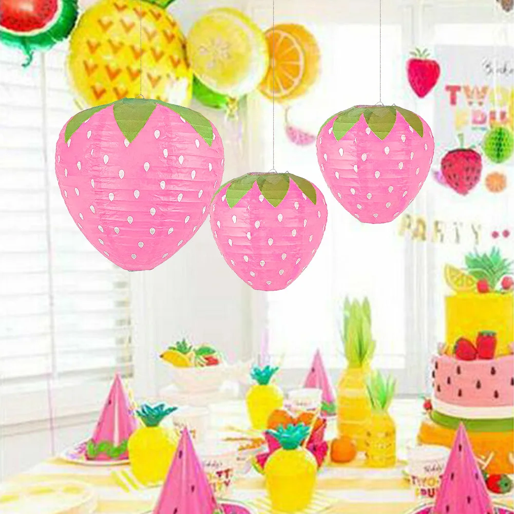 Pink Strawberry Paper Lantern  - Science Of Happiness recension och pris