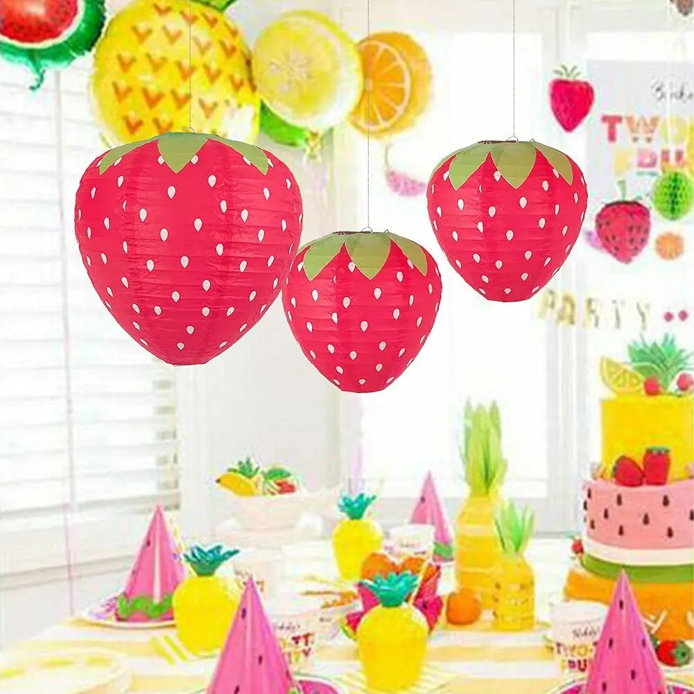 Pink Strawberry Paper Lantern  - Science Of Happiness recension och pris