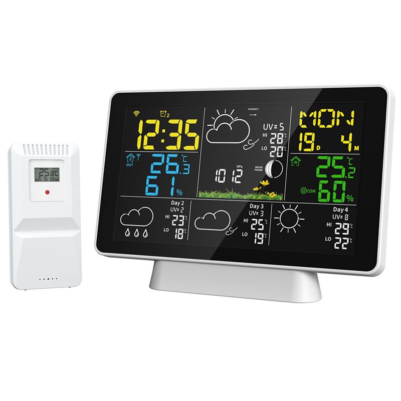 AEE8-LCD Weather Station Wirel - Weather Station Indoor recension och pris
