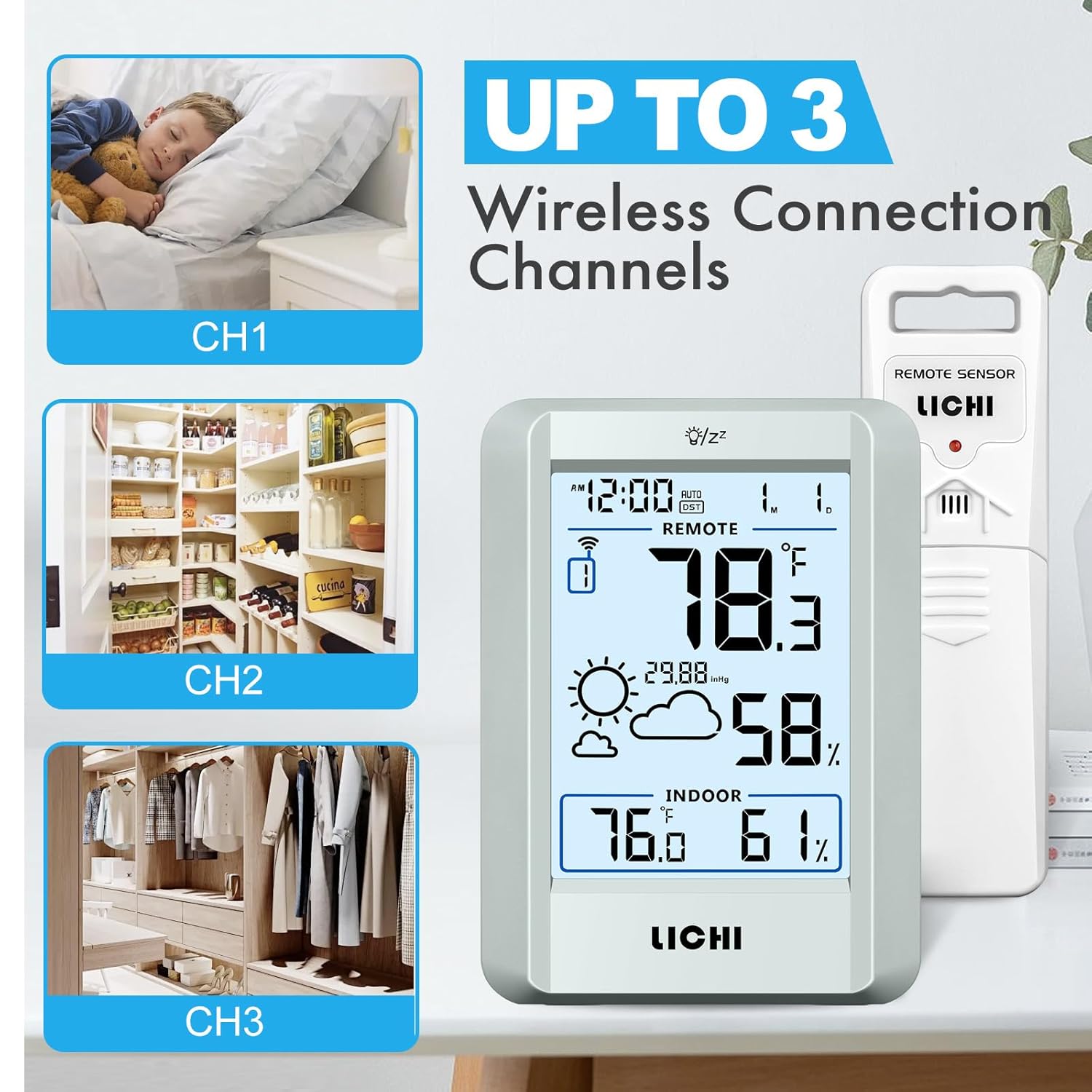 Wireless Weather Station Indoo - Weather Station Indoor recension och pris