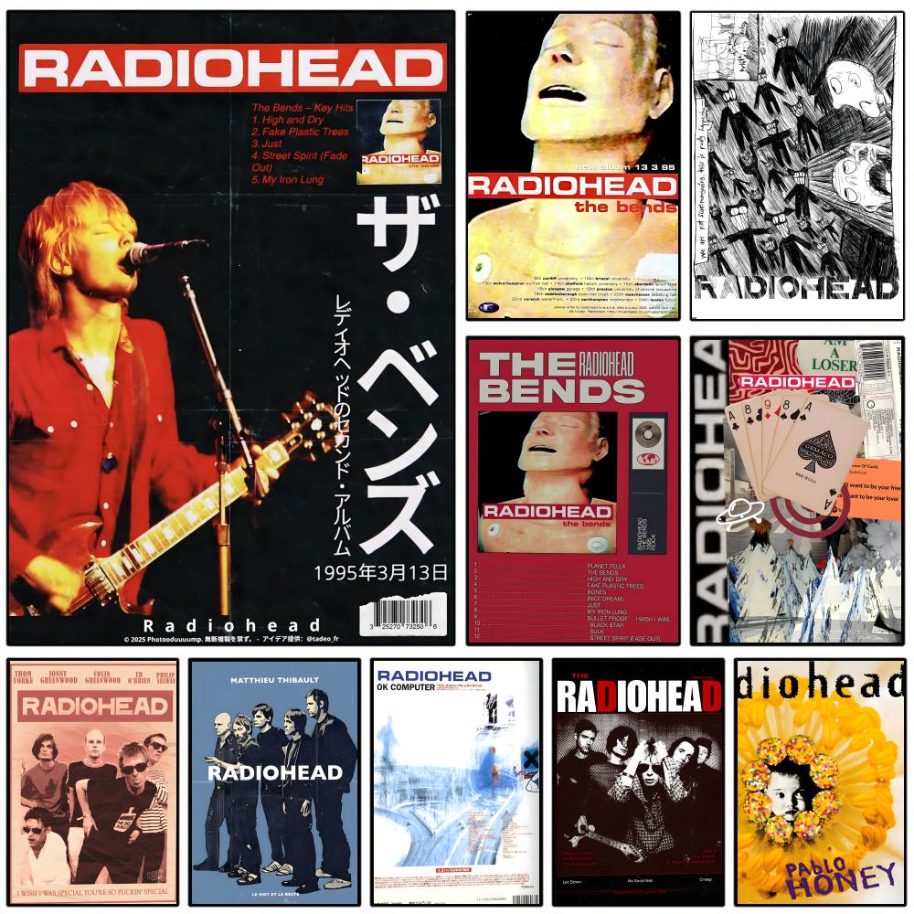 Rock Band Characters Radiohead - Star Map Poster recension och pris