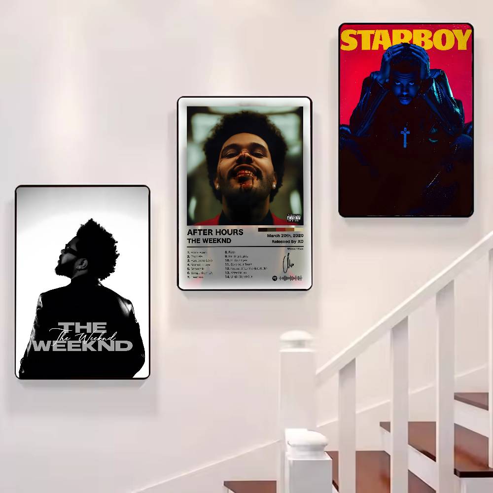 Singer T-The weeknd Poster art - Star Map Poster recension och pris