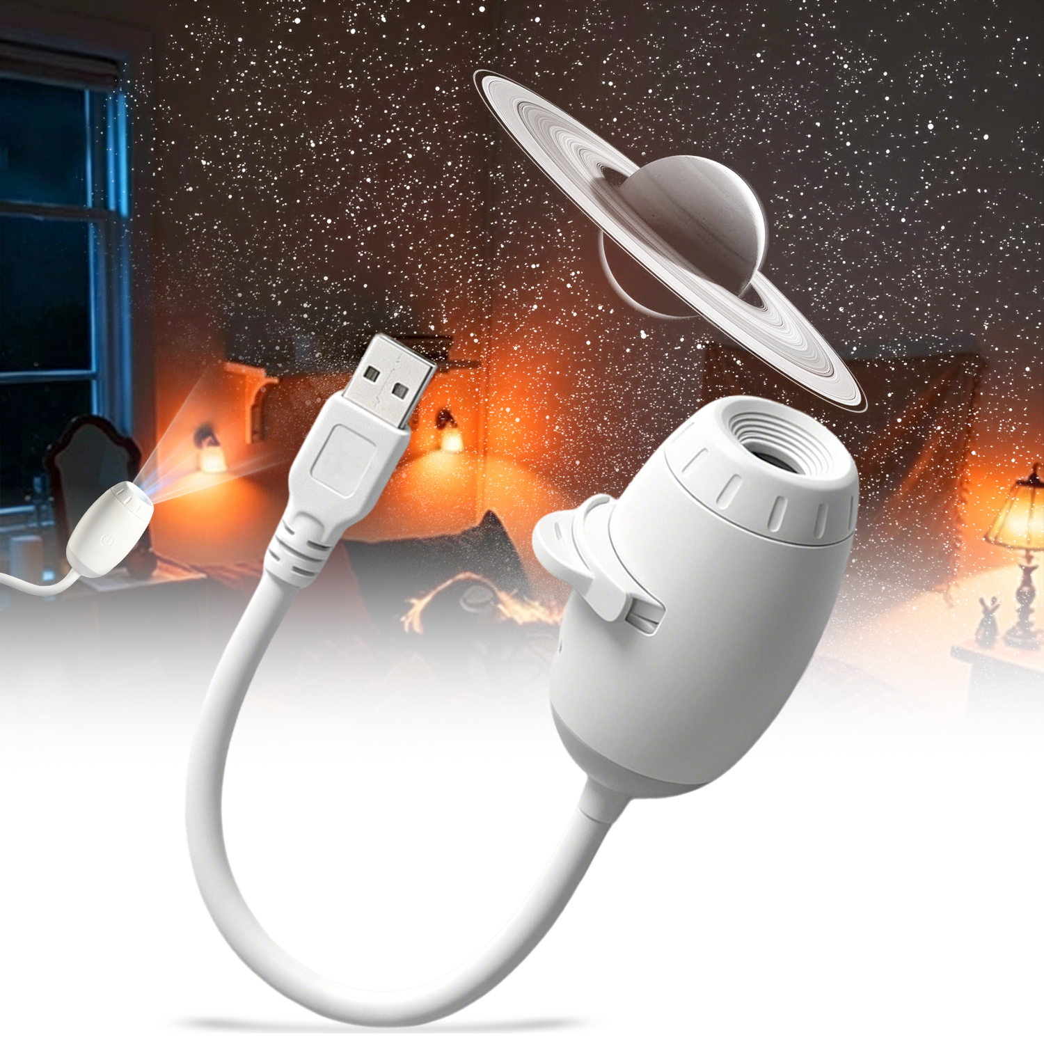 Mini Galaxy Star Projector Two - Planetarium Projector Home recension och pris