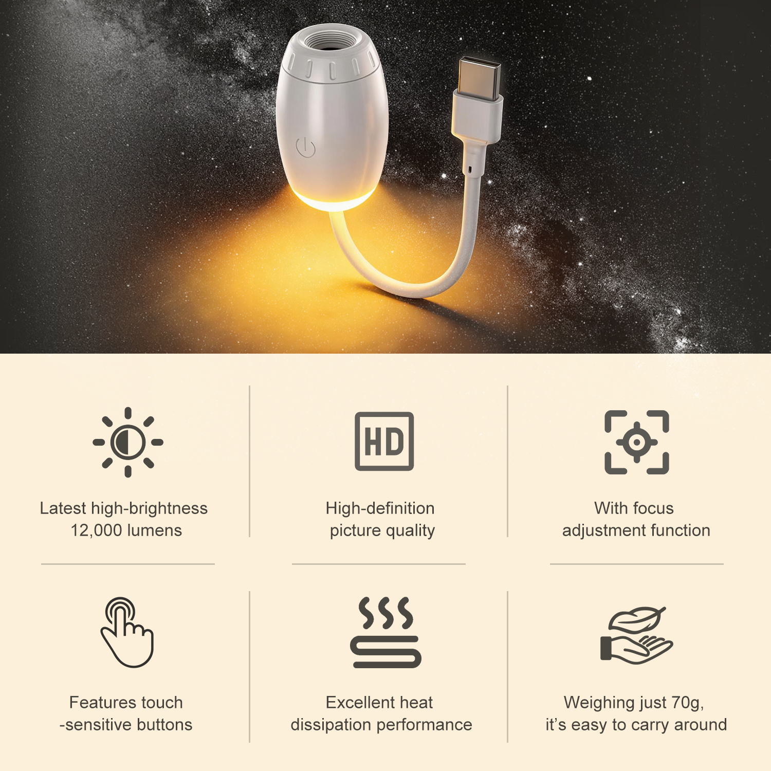 Mini Galaxy Star Projector Two - Planetarium Projector Home recension och pris