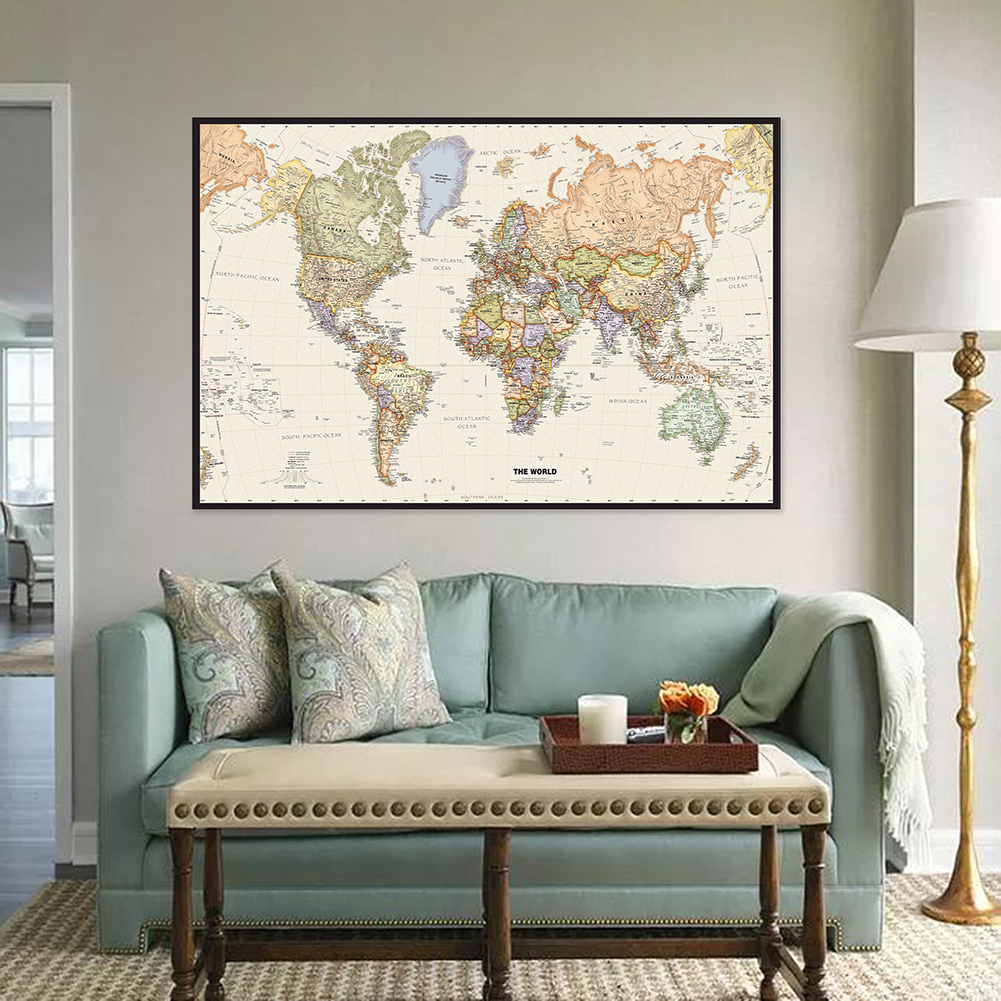 Vintage Hanging Poster World M - Star Map Poster recension och pris